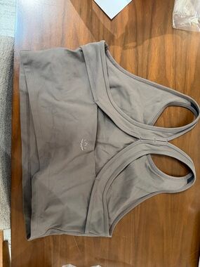 Beyond Yoga Women’s Grey Racerback Sports Bra
